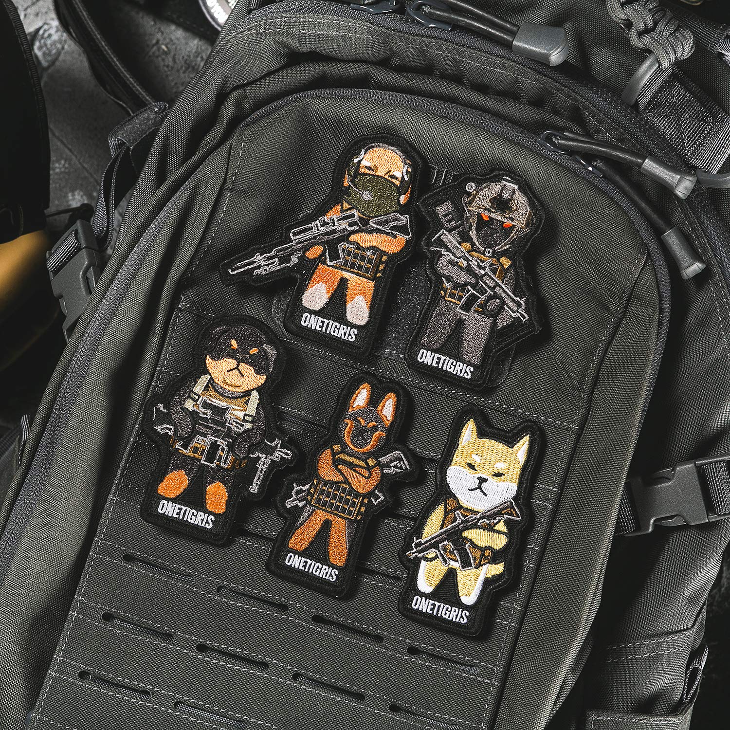Onetigris K9 Patch Dog Morale Patch For Vest Harness Collar Leash (German Shepherd)